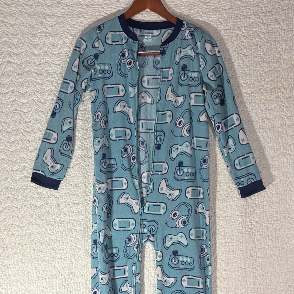 Carter's Blue Gamer Kids Pajamas